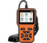 UQAHGRCHR OBD2 Diagnosis Coche Scanner para Opel Grandland Adam Karl Corsa Tigra Olympia, Lector Diagnóstico, Borrar Códigos Error, Controlar Luz Motor, Búsqueda Códigos DTC,Orange