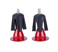Uqezagpa 1 par de tapones de aleación de aluminio para manillar de bicicleta, tapones de extremo de manillar de bicicleta, tapas duraderas