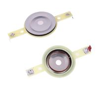 Uqezagpa 1 par de tweeters de 25,4 mm, bobina de voz de aluminio, revestimiento de cobre, bocinas, piezas de reparación, bobinas de tweeters