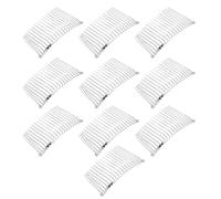 Uqezagpa 1 unidad/10 peines para el cabello para mujer, accesorios de metal, peine lateral para novia, velo de boda, peine para el pelo