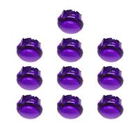 Uqezagpa 10 botones de repuesto de 24 mm/30 mm para consola de videojuegos, interruptores Cion, controlador, arcadas, interruptores para máquina