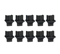 Uqezagpa 10 conectores protectores de puerto RJ45 para cubrir la suciedad, panel de parche, enrutador, cubierta de enchufe de red para router Ethernet, cubiertas de conexión Ethernet
