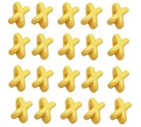 Uqezagpa 10 cuentas espaciadoras en forma de X con agujero de 2 mm, acrílico colorido para llavero, bolsa, abalorios, pulseras, joyería, espaciador acrílico para manualidades