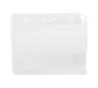 Uqezagpa 10 fundas transparentes para tarjetas, resistentes al agua, fundas protectoras para tarjetas de crédito y negocios