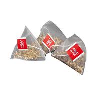 Uqezagpa 100 bolsas de té con filtro de nailon para bolsas de té de una sola cuerda, infusor de té de nailon vacío