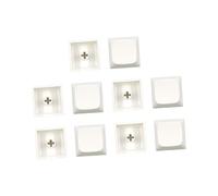 Uqezagpa 10Keys PBTs Keycap XDA Altura 1U No Grabado Cubiertas en blanco Botón de caracteres único para teclados mecánicos XDA Altura Tecla
