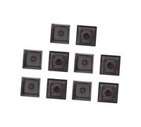 Uqezagpa 10Keys PBTs Keycap XDA Altura 1U No Grabado Cubiertas en blanco Botón de caracteres único para teclados mecánicos XDA Altura Tecla