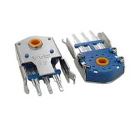 Uqezagpa 2 codificadores de 12 mm dorado/verde/a prueba de polvo, núcleos dorados de alta precisión para accesorios de rueda V2/V2