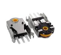 Uqezagpa 2 codificadores de 12 mm dorado/verde/a prueba de polvo, núcleos dorados de alta precisión para accesorios de rueda V2/V2