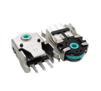 Uqezagpa 2 codificadores de mouse de 11 mm con núcleos dorados, verdes, plateados, dorados de alta precisión para ratón RIAVL 300, 600, 700