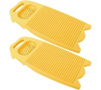 Uqezagpa 2 tablas gruesas para lavar las manos extra grandes, base de textura antideslizante, multifuncional, accesorio de lavandería para el hogar, tabla de fregar