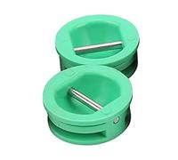 Uqezagpa 2 tapones para correa de surf con varilla de acero inoxidable para tabla de surf, taza de repuesto para deportes acuáticos, taza redonda