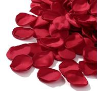 Uqezagpa 2000 piezas de pétalos de rosa de seda de imitación realistas para arreglos florales de boda, baby showers, decoración de fiestas, flores de seda