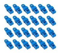 Uqezagpa 24 abrazaderas de agarre con clip de lona para tienda de campaña, soportes para pancartas, cubiertas, toldos, tela de sombra