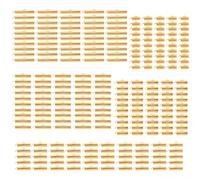 Uqezagpa 250 piezas de suministros para hacer joyas con cierre deslizante en el extremo, hebillas de tubos, kits de fabricación de collares de varias hebras, accesorios
