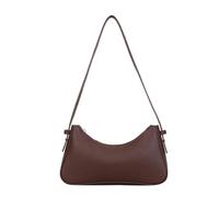 Uqezagpa 3 elegantes bolsas de hombro pequeñas de media luna para mujer, bolso de mano de cuero con correa ajustable, elegante bolso para las axilas y bolso de mano para las axilas, Color café