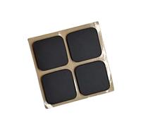 Uqezagpa 4 almohadillas ergonómicas para teclados antideslizantes para estabilidad en competitividad, patas de goma antideslizantes para teclados mecánicos