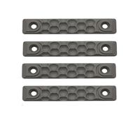 Uqezagpa 4 protectores de mano de nailon antideslizantes, protectores de repuesto de rieles de nailon, fáciles de instalar, antideslizantes