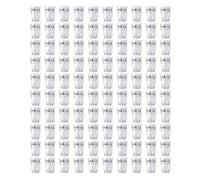 Uqezagpa 40/100 clips adhesivos prácticos portátiles para una fácil organización de documentos y colgar en la oficina o