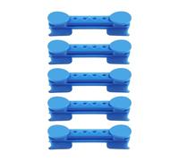 Uqezagpa 5 piezas de repuesto para tabla de bobinado de línea de pesca, herramienta de gestión de carretes de caña de pescar, fácil de usar, placa de clip de bobinado portátil