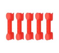 Uqezagpa 5 piezas de repuesto para tabla de bobinado de línea de pesca, herramienta de gestión de carretes de caña de pescar, fácil de usar, placa de clip de bobinado portátil