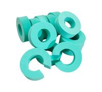 Uqezagpa 6 rulos de esponja de espuma en forma de C para dormir en el cabello, rizadores sin calor para rizos, estilos de sueño