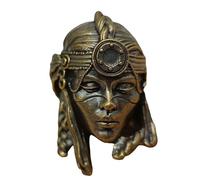 Uqezagpa Abalorio de cuerda de paracaídas de latón para mujer, estilo tribal, estilo vintage, accesorios de paracaídas