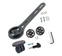 Uqezagpa Accesorio de montaje multiángulo para manillar para luces, cámaras de acción y computadoras de bicicleta, soporte compacto para luz de computadora de bicicleta