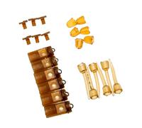 Uqezagpa Accesorios para equipos, protector de aparejos de cambio rápido, tubo de silicona, fácil instalación, cubiertas de pesca de silicona ABS