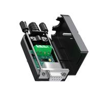 Uqezagpa Adaptador convertidor RS232 ToRS485 Plug and Play de 1200 m de comunicación, protección contra sobretensiones para equipos industriales, adaptador industrial