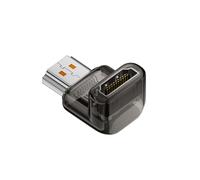 Uqezagpa Adaptador de 90 grados 8K60Hz 4K120Hz Acoplador en ángulo recto para proyector de PC, carcasa ABS, 8 estilos HDTV hembra a macho