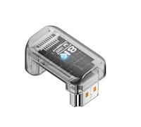 Uqezagpa Adaptador de 90 grados 8K60Hz 4K120Hz Acoplador en ángulo recto para proyector de PC, carcasa ABS, 8 estilos HDTV hembra a macho