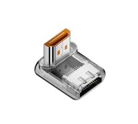 Uqezagpa Adaptador de 90 grados 8K60Hz 4K120Hz Acoplador en ángulo recto para proyector de PC, carcasa ABS, 8 estilos HDTV hembra a macho