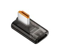 Uqezagpa Adaptador de 90 grados 8K60Hz 4K120Hz Acoplador en ángulo recto para proyector de PC, carcasa ABS, 8 estilos HDTV hembra a macho