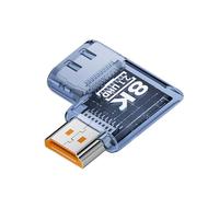 Uqezagpa Adaptador de 90 grados 8K60Hz 4K120Hz Acoplador en ángulo recto para proyector de PC, carcasa ABS, 8 estilos HDTV hembra a macho