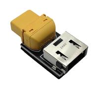 Uqezagpa Adaptador de puerto cuadrado para energía solar y carga de batería, adaptador de transferencia de energía