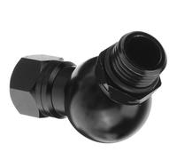 Uqezagpa Adaptador de segunda etapa de buceo, metal de alta resistencia, regulador de 360 grados, cabezal de conversión giratorio, fácil instalación, regulador portátil de segunda etapa