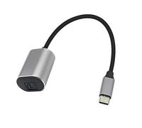 Uqezagpa Adaptador de sonido USB C macho a SPDIF hembra, convertidor de computadora portátil, transmisión digital para cine en casa, USB C