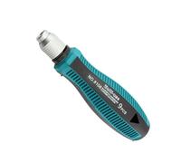 Uqezagpa Adaptador ergonómico de bloqueo de varilla de conexión con mango de destornillador para múltiples brocas, agarre cómodo, reparaciones en el hogar