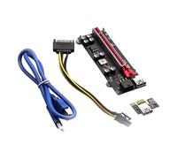 Uqezagpa Adaptador multipropósito PCIExpress X16 para minería de criptomonedas y cable elevador PCIe de sistemas altos