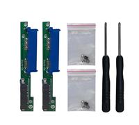 Uqezagpa Adaptador SATAs MicroSATA 7+6 macho a SATA 7+15 hembra adaptador SerialATA convertidor de disco duro para convertidores SerialATA 310