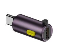 Uqezagpa Adaptador USB 4 de alta velocidad de 80 Gbps con pantalla digital conectores USB para voltajes y corriente con conmutación de potencia C convertidor control de conmutación