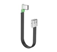 Uqezagpa Adaptador USB C a USB 2.0 tipo C macho a USB hembra, conector de cable tipo C para computadora portátil