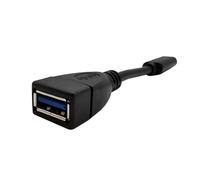 Uqezagpa Adaptador USB C hembra a USB hembra, cable de sincronización de datos de 5 Gbps, cable tipo C para laptop, PC, electrónica