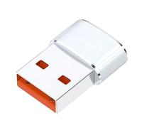 Uqezagpa Adaptador USB de metal a tipo C, fácil instalación, Plug and Play para accesorios de PC móvil, transferencia rápida de archivos de 480 Mbps, adaptador OTG USB a tipo C
