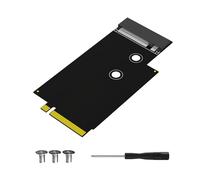 Uqezagpa Adaptadores de tarjeta de memoria de fácil instalación, convertidores de tarjetas de memoria para Go Computer SSD, amplía la capacidad de almacenamiento, fácil instalación y extracción