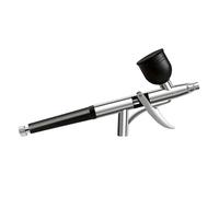 Uqezagpa Aerógrafos portátiles de doble acción, boquillas pulverizadoras, pistolas, bolígrafo para modelo, pastel, uñas, pintura de coche, belleza, uñas de inyección de tinta