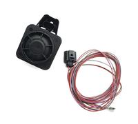 Uqezagpa Alarma antirrobo de activación rápida 5Q0951605A 5Q0951605B para automóviles, 12 V, 3 pines, construcción impermeable, 110 dB, alerta digital, bocina de alarma de procesamiento de señales