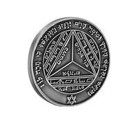 Uqezagpa Aleaciones Meditaciones Monedas Rituales Altares Monedas Amuletos Joyería Decoración del Hogar para Bendición y Regalos Decorativos Duradero Cumpleaños Espirituales