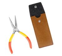 Uqezagpa Alicates de punta de aguja de precisión pequeña de 4.5 pulgadas con cuerpo y pulido, herramienta manual multiusos para aficionados